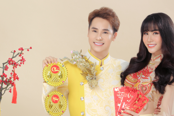 Ca sĩ Chu Bin xuất hiện tình tứ cùng Hoàng Hạnh trong MV đón xuân