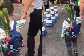 Ông nội bỏ món đồ lạ mắt vào balo cho cháu đi học, ý nghĩa thật thâm sâu