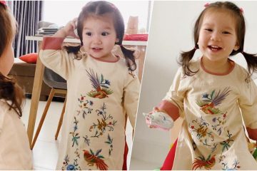 Diện áo dài Tết quá xinh, con gái siêu mẫu Hà Anh được khen ngợi hết nấc